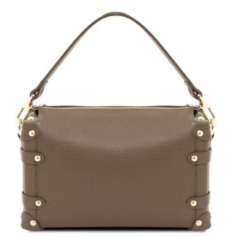 Praline - Soft leather duffle bag